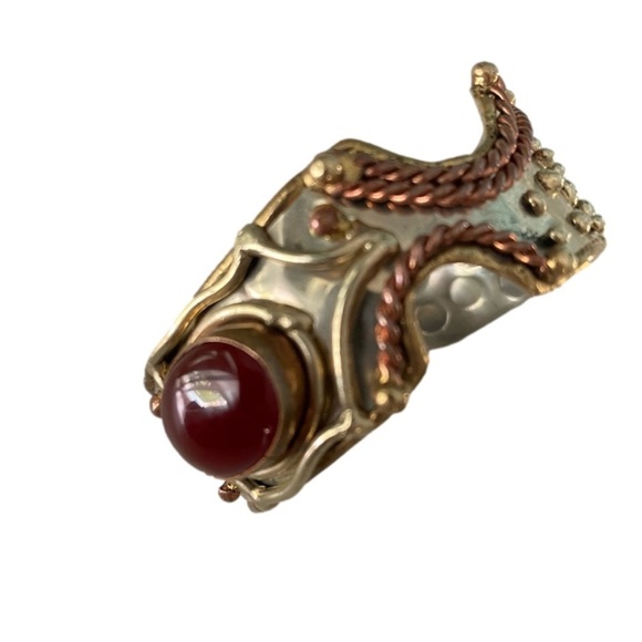 BRUTALIST Mixed Metal Cuff Bracelet - Picture 2 of 16